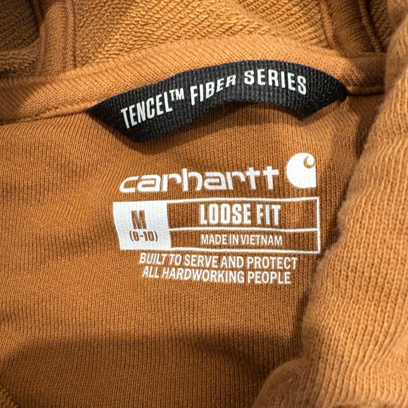 Carhartt Women's Tan Hoodie - Picture 9 of 9